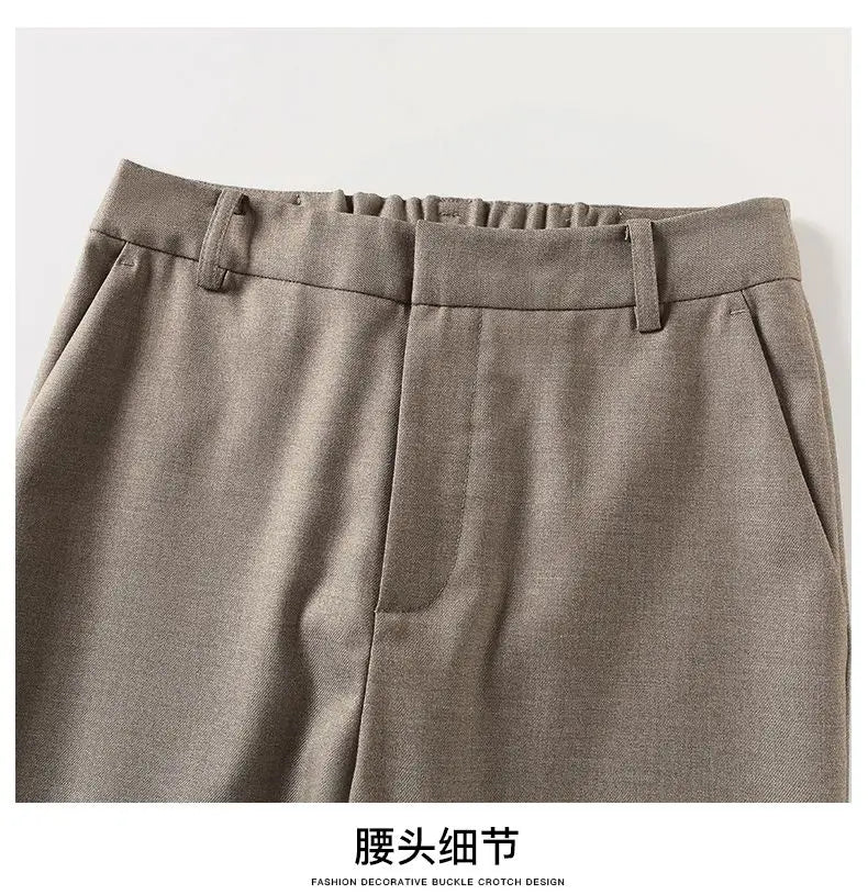 Muse & Valeur | High-Waist Trousers for Women in Elegant Fabric