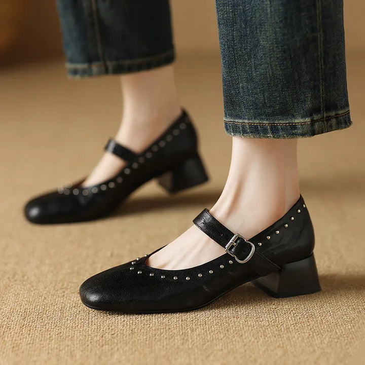 Muse & Valeur | Genuine Leather Heels for Women