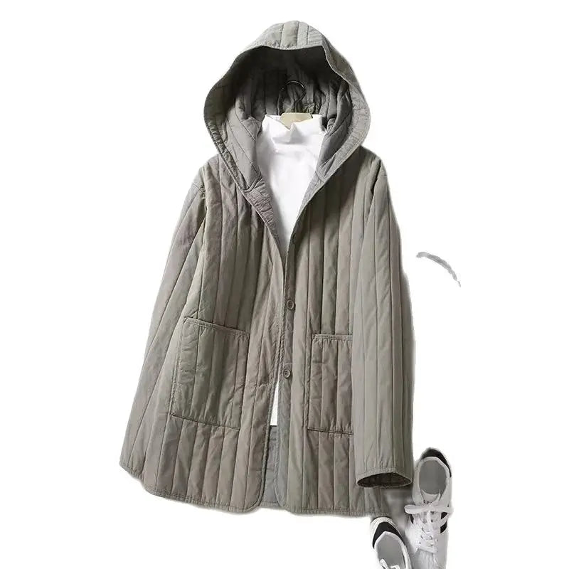 Muse and Valeur | Quilted Hooded Coat