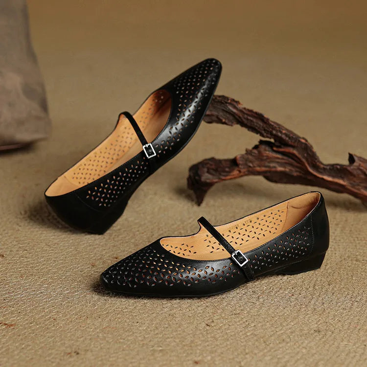 Muse & Valeur | Genuine Leather Flats for Women