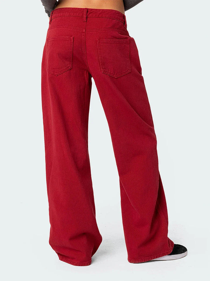 Muse & Valeur | Straight Jeans for Women in Denim Blue