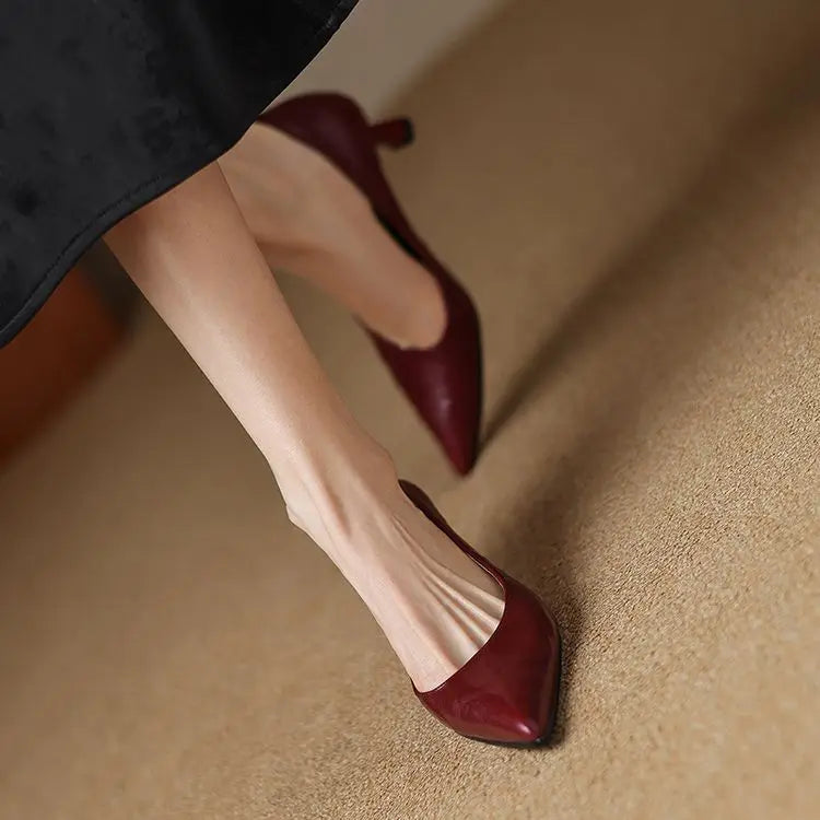 Muse & Valeur | Genuine Leather Heels for Women