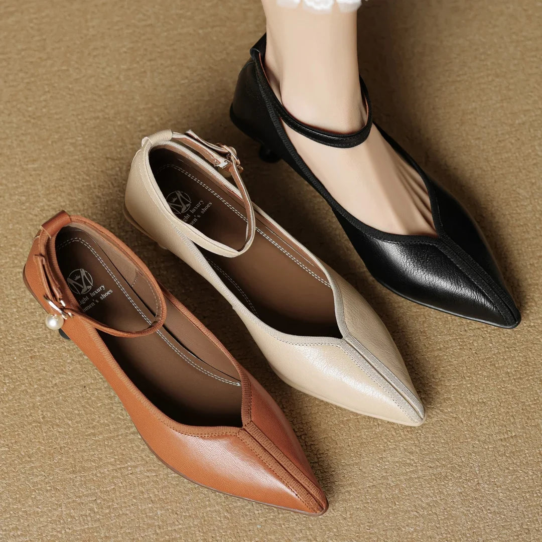 Muse & Valeur | Genuine Leather Heels for Women