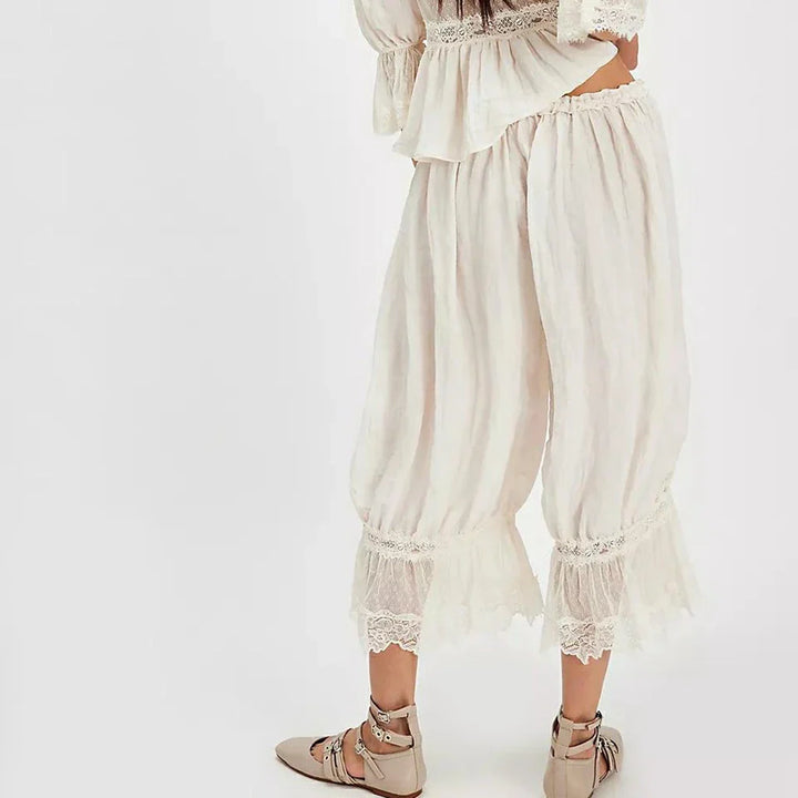 Muse & Valeur | Lace Lantern Pants for Women