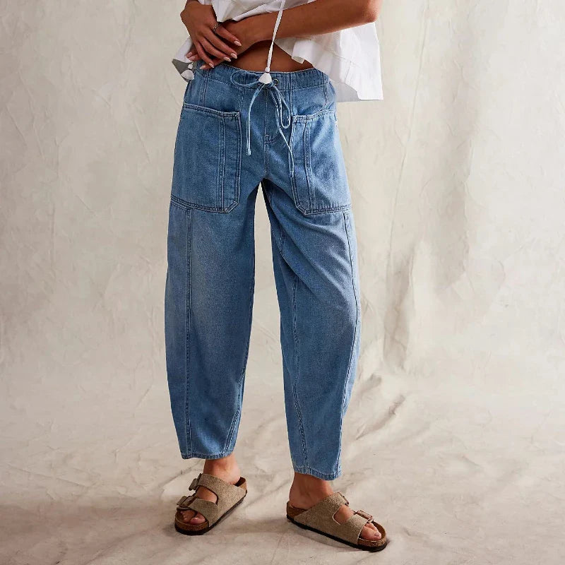 Muse & Valeur | Weekend Jean for Women in Denim, Slim Fit, Blue