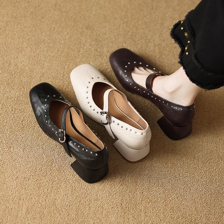 Muse & Valeur | Genuine Leather Heels for Women