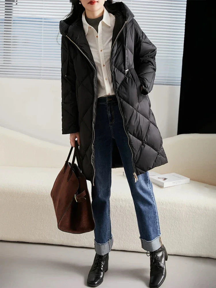 Muse and Valeur | Quilted Hooded Down Coat