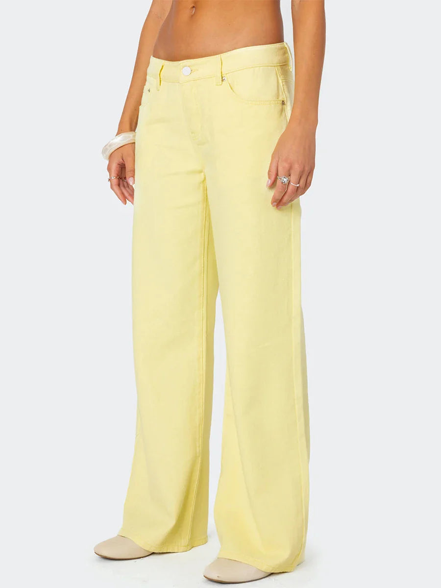 Muse & Valeur | Straight Jeans for Women in Denim Blue