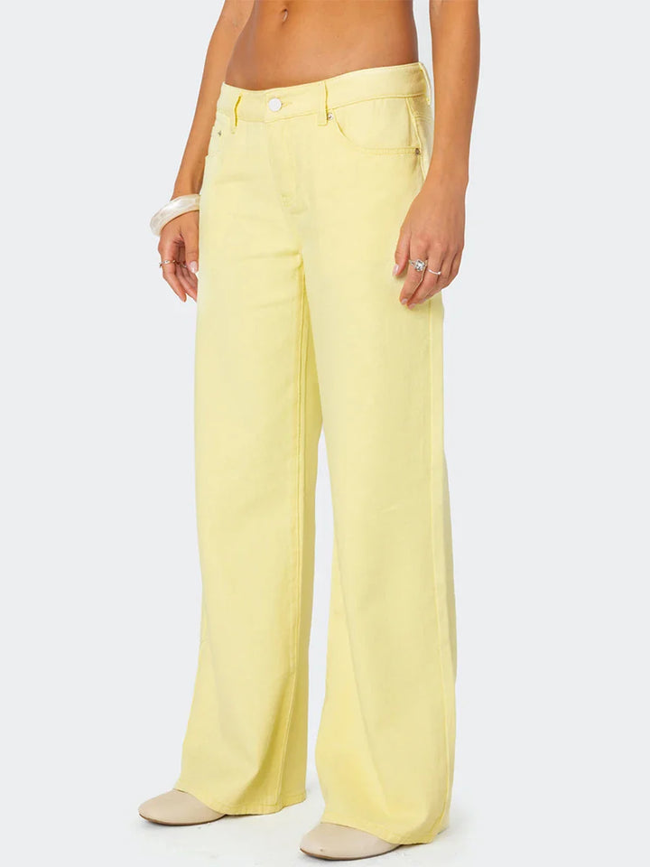 Muse & Valeur | Straight Jeans for Women in Denim Blue