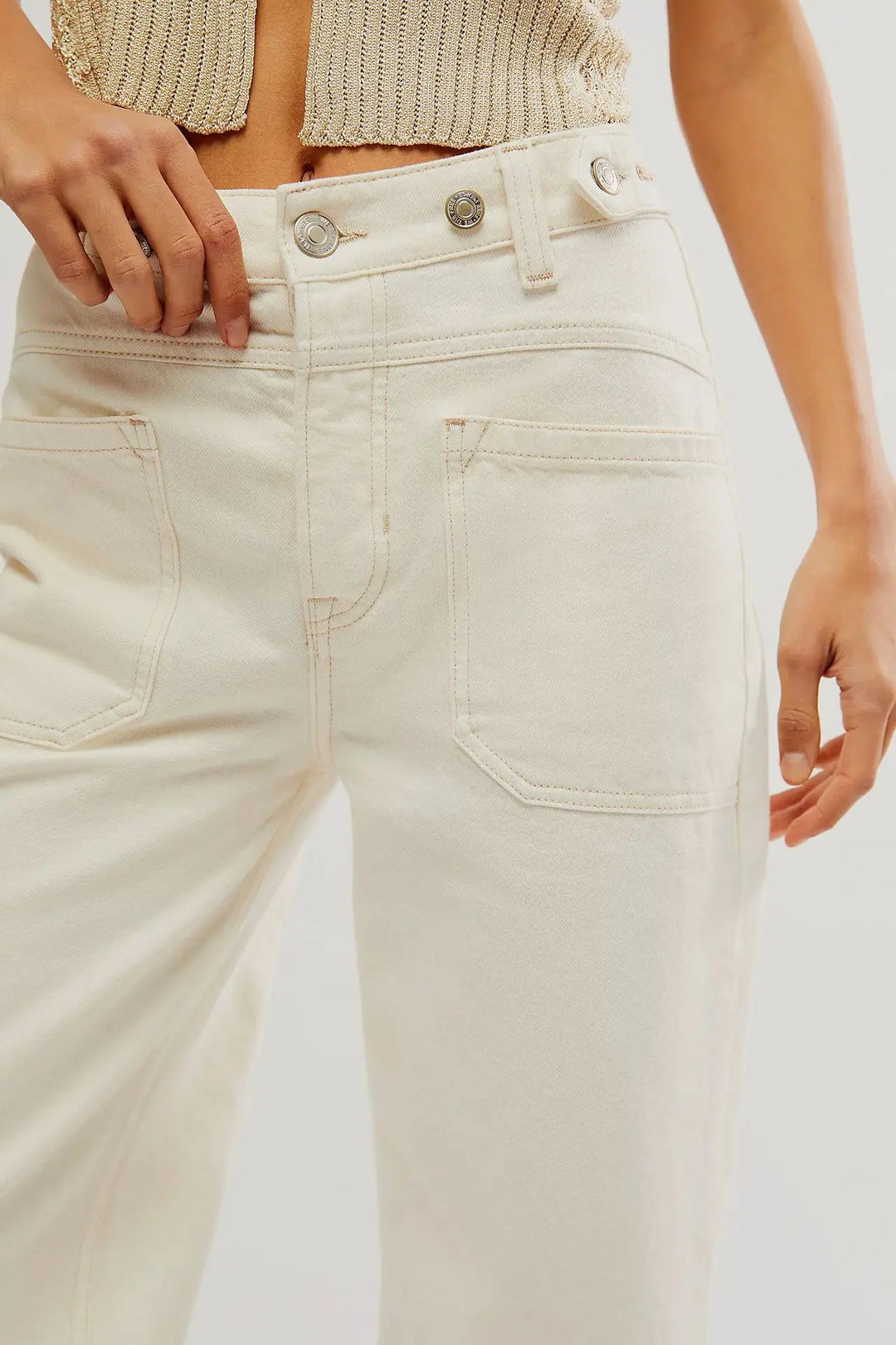 Muse & Valeur | High-Waist Wide-Leg Denim Trousers for Women
