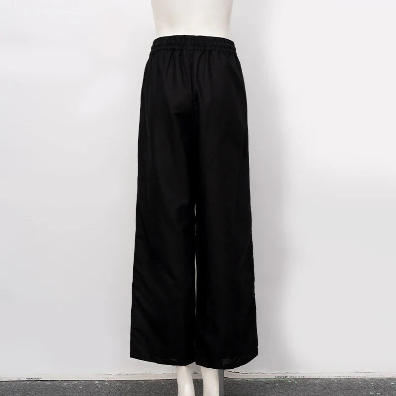 Muse & Valeur | Linen Lounge Pant for Women in Relaxed Fit, Natural Color
