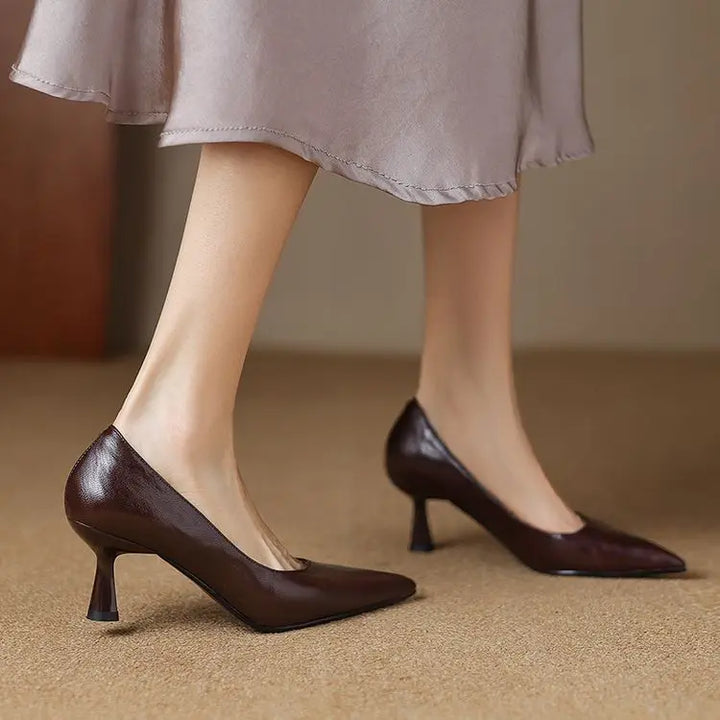 Muse & Valeur | Genuine Leather Heels for Women