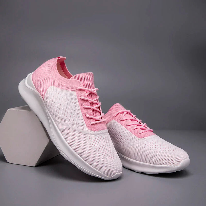 Muse & Valeur | Sneakers for Women in White Leather, Casual Fit