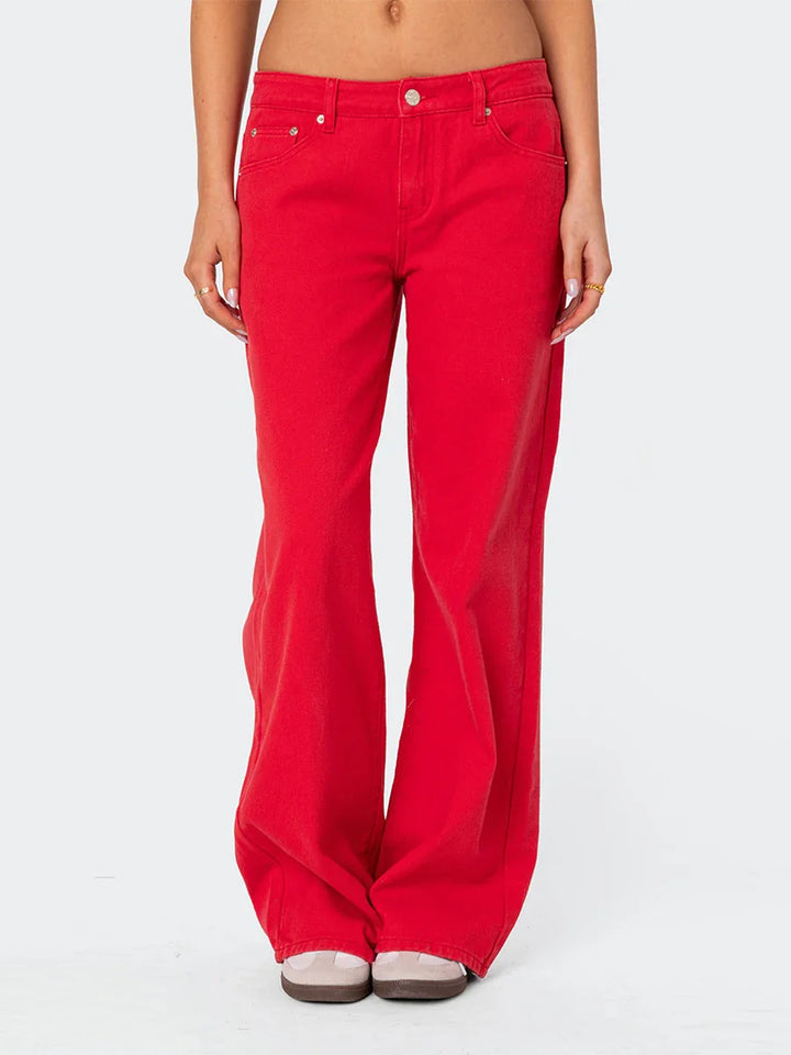 Muse & Valeur | Straight Jeans for Women in Denim Blue