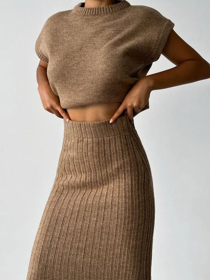 Muse and Valeur | Rib Sleeveless Set