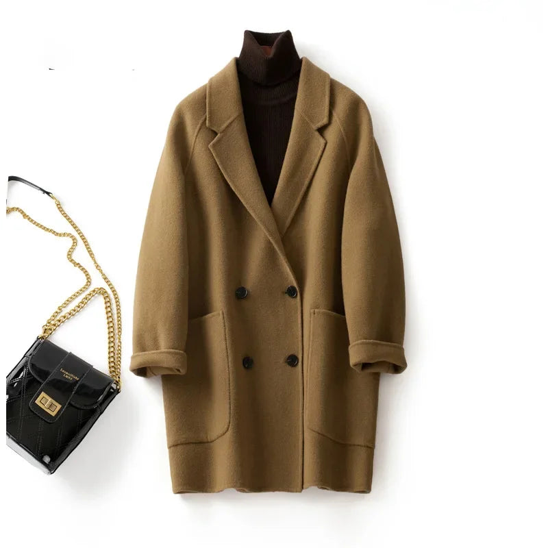 Muse and Valeur | Wool Herringbone Coat