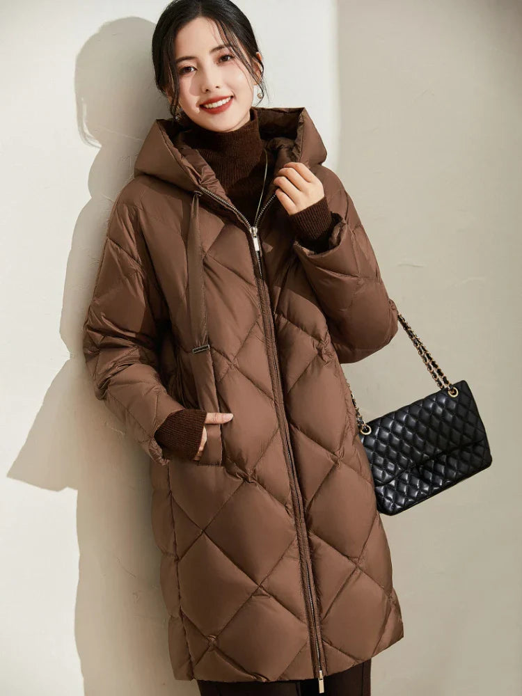 Muse and Valeur | Quilted Hooded Down Coat