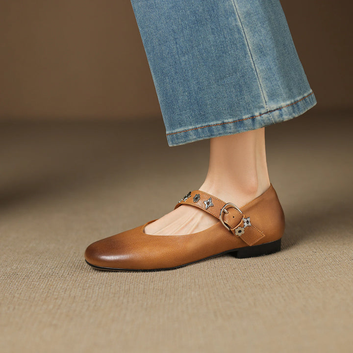 Muse & Valeur | Genuine Leather Flats for Women