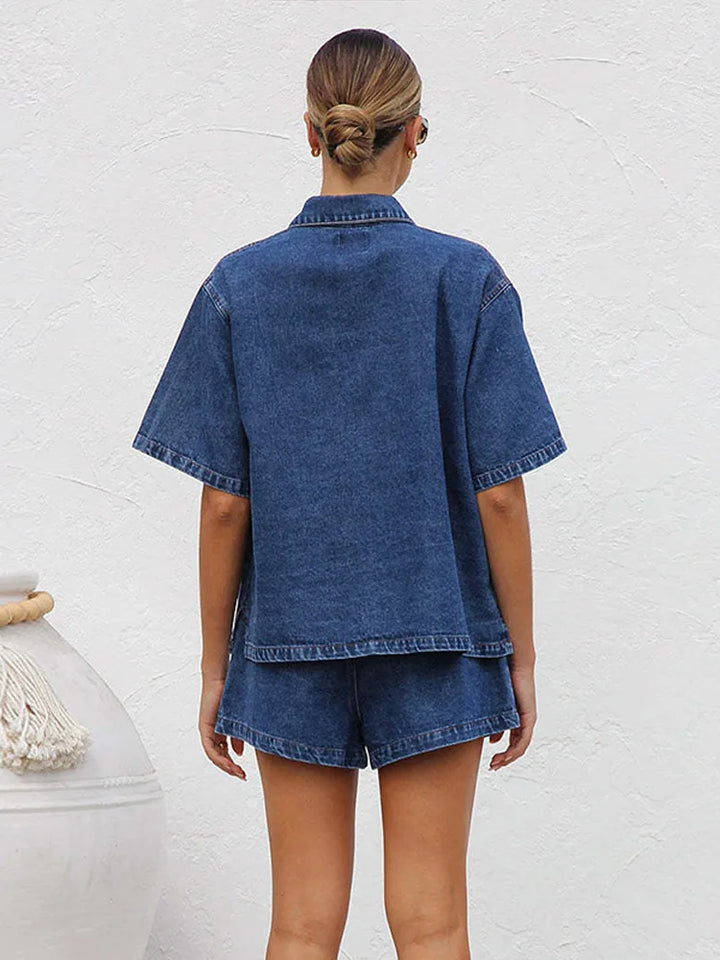 Muse and Valeur | Denim 2-Piece Set