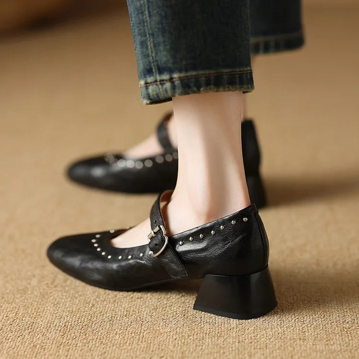 Muse & Valeur | Genuine Leather Heels for Women