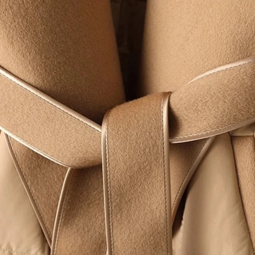 Muse and Valeur | Wool-Collar Down Coat