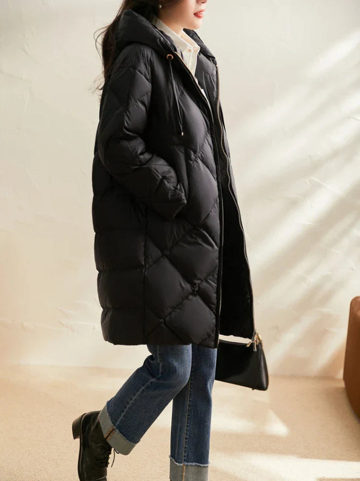 Muse and Valeur | Quilted Hooded Down Coat