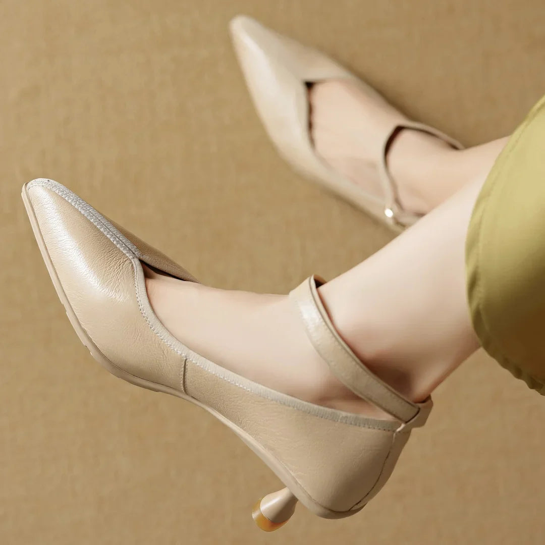 Muse & Valeur | Genuine Leather Heels for Women