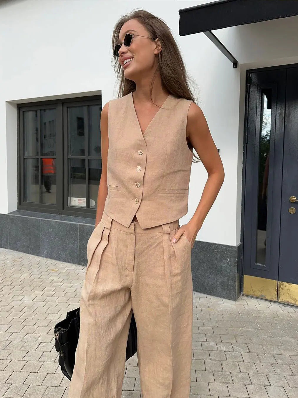 Muse and Valeur | Linen Trouser Set