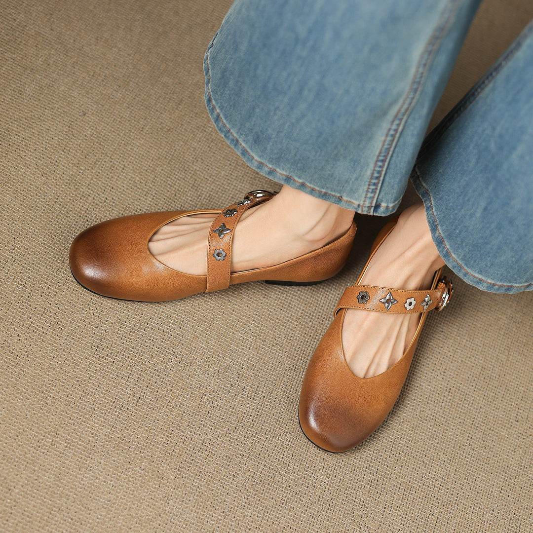 Muse & Valeur | Genuine Leather Flats for Women