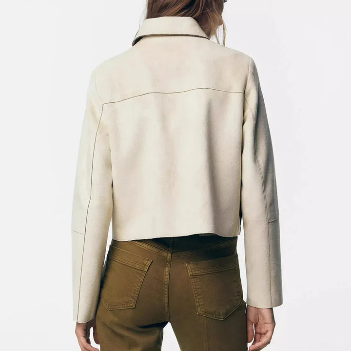 Muse and Valeur | Suede Cropped Jacket