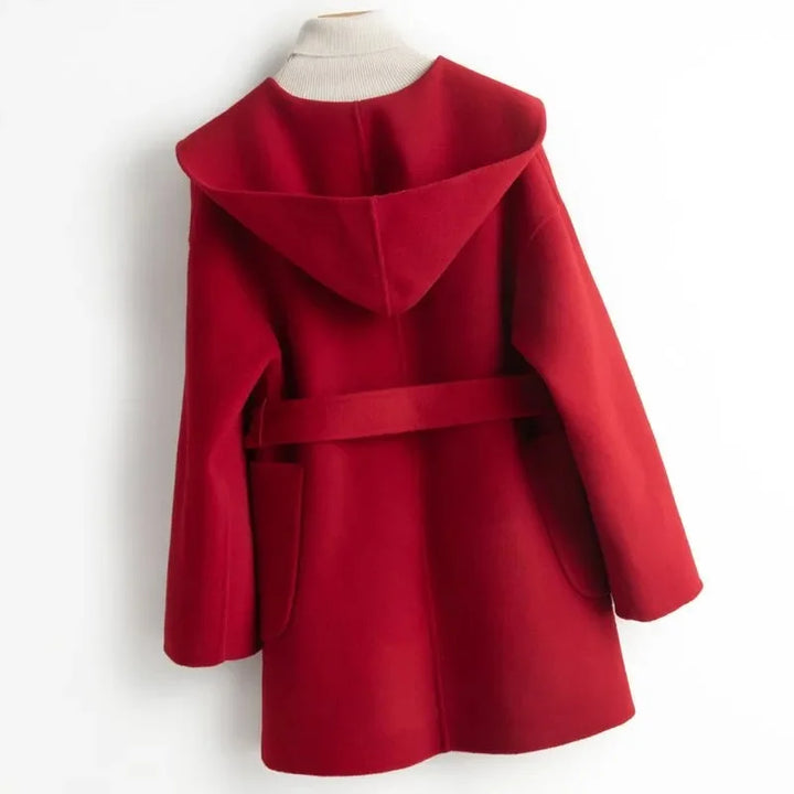 Muse and Valeur | Long Pointed Coat in Camel Hair