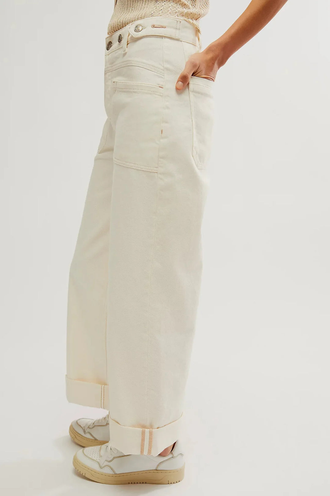 Muse & Valeur | High-Waist Wide-Leg Denim Trousers for Women