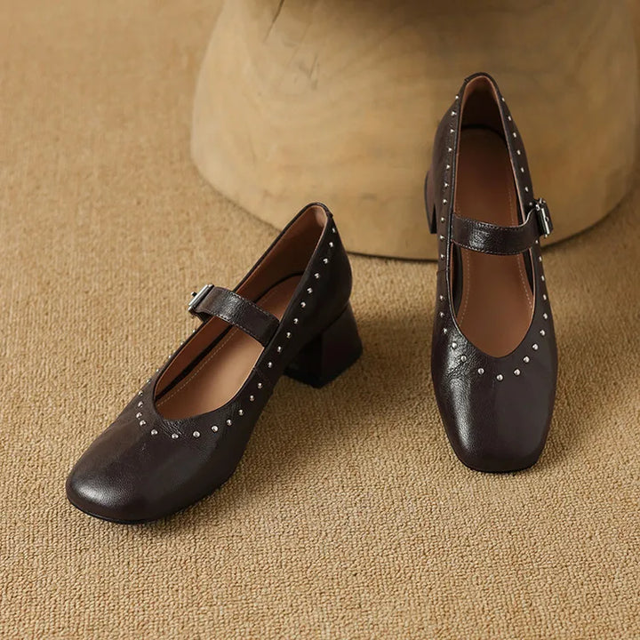 Muse & Valeur | Genuine Leather Heels for Women