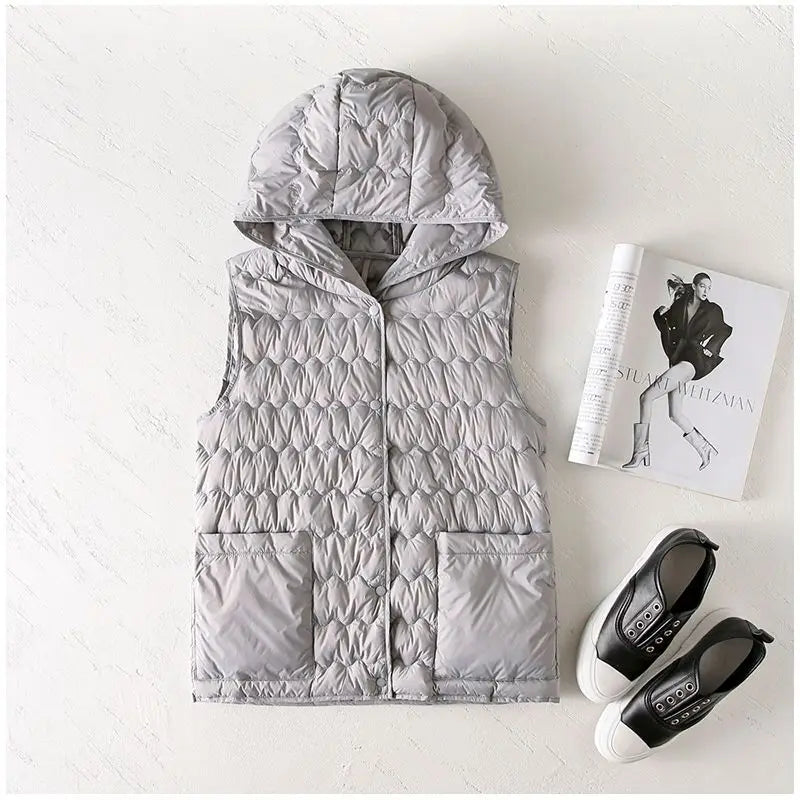 Muse and Valeur | Puffer Vest in Gold