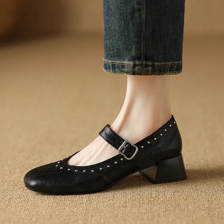 Muse & Valeur | Genuine Leather Heels for Women