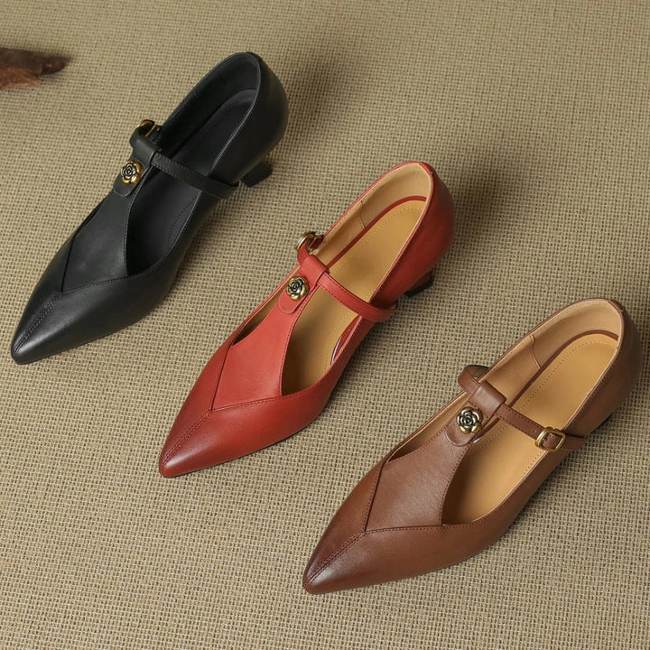 Muse & Valeur | Genuine Leather Heels for Women