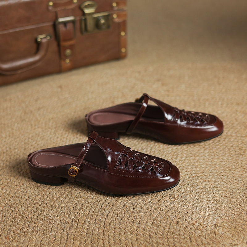 Muse & Valeur | Genuine Leather Mules for Women