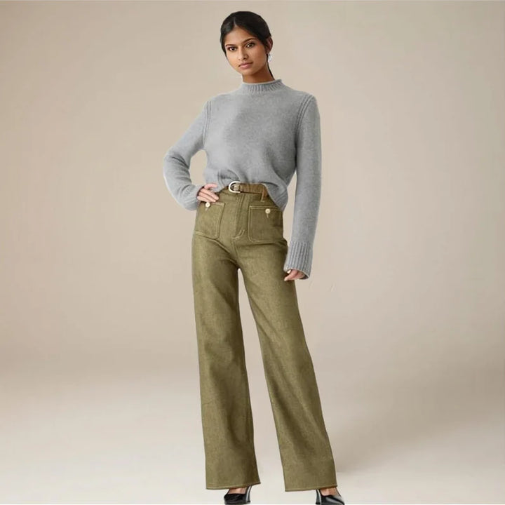Muse & Valeur | Classic Wide-Leg Jean for Women in Denim