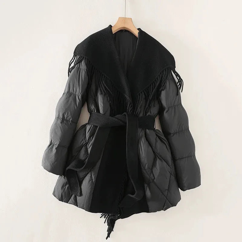 Muse and Valeur | Fringe Down Coat
