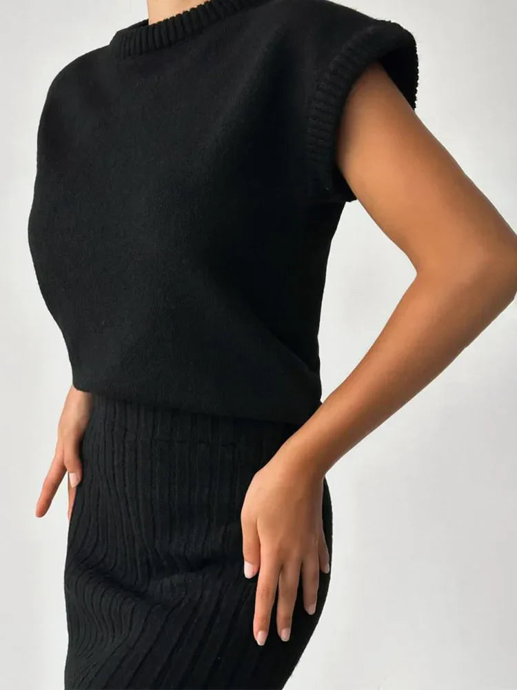 Muse and Valeur | Rib Sleeveless Set