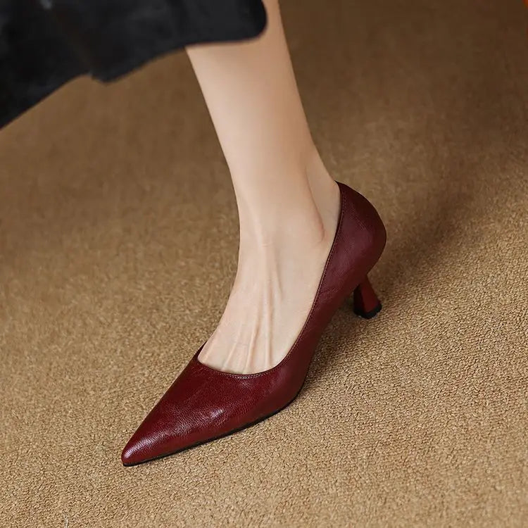 Muse & Valeur | Genuine Leather Heels for Women