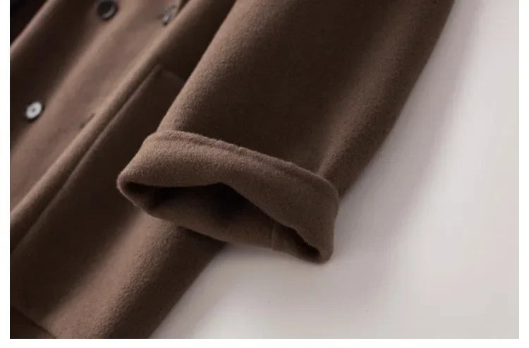 Muse and Valeur | Wool Herringbone Coat