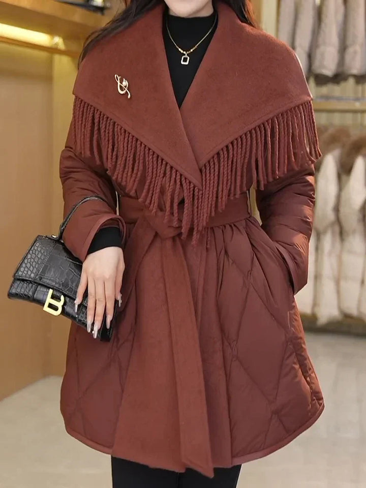 Muse and Valeur | Fringe Down Coat