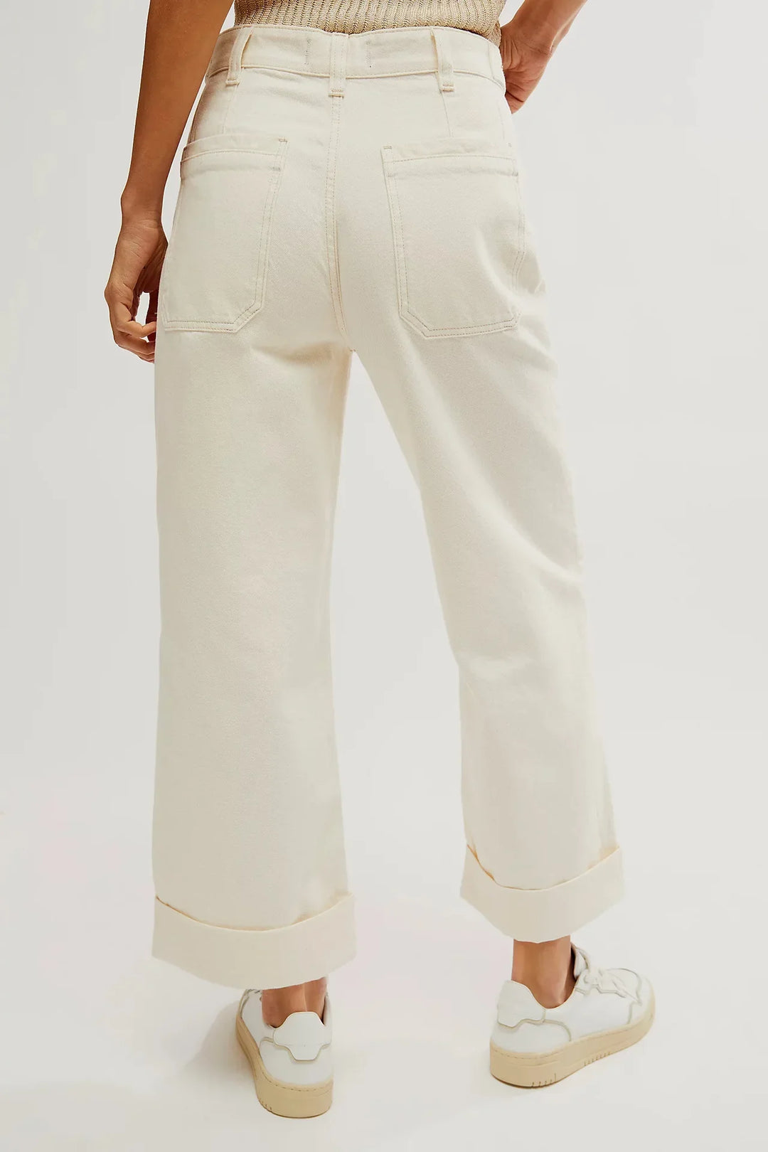 Muse & Valeur | High-Waist Wide-Leg Denim Trousers for Women