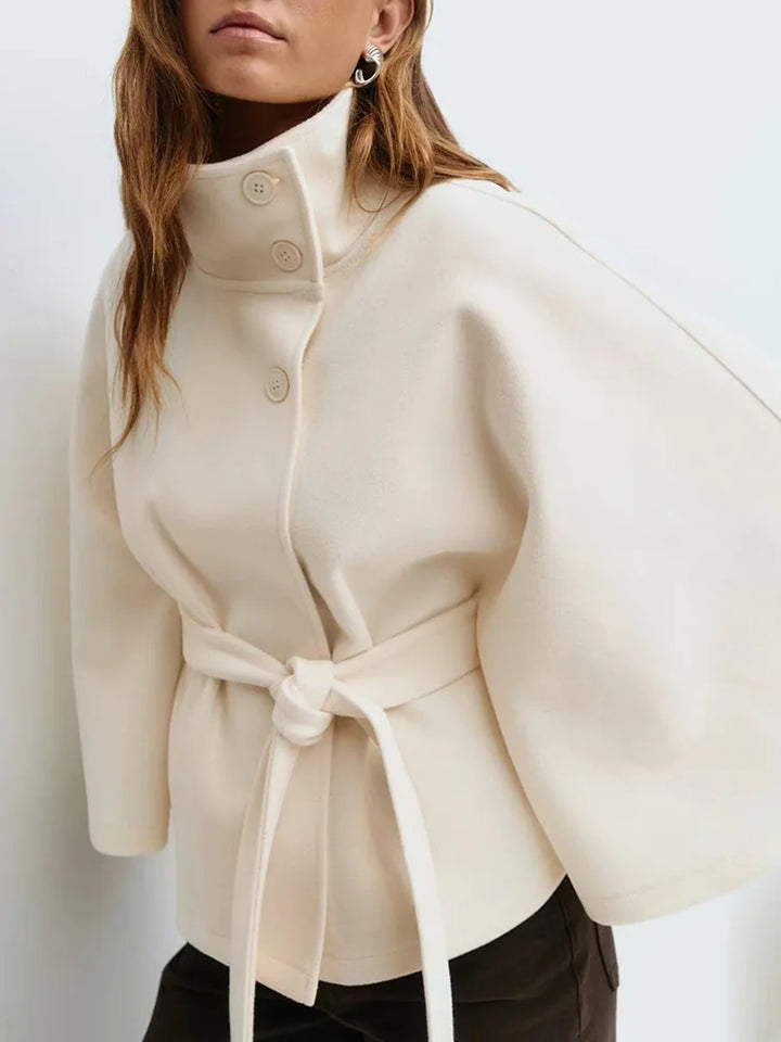 Muse and Valeur | Wool-Blend Cape Coat