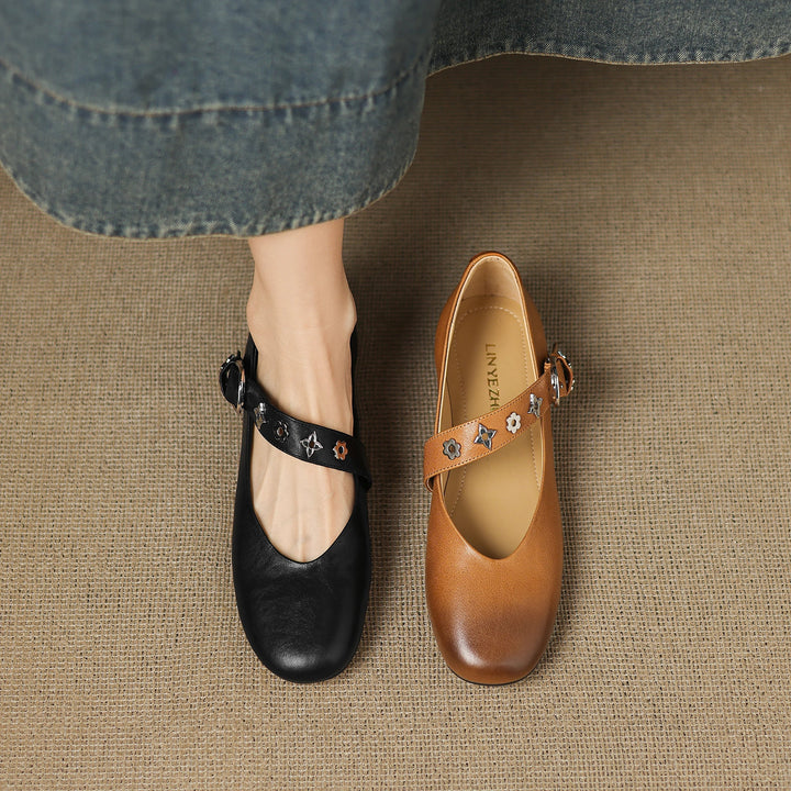 Muse & Valeur | Genuine Leather Flats for Women