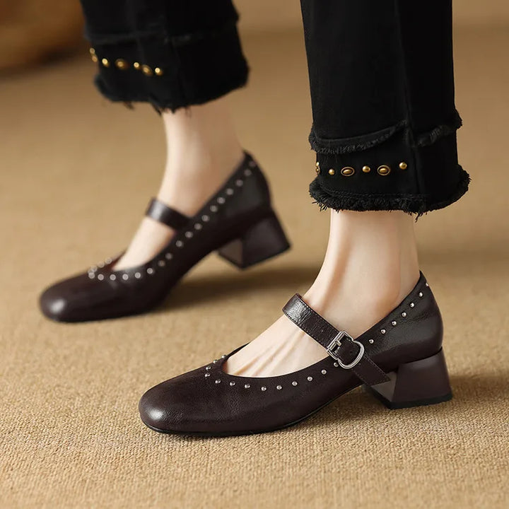 Muse & Valeur | Genuine Leather Heels for Women
