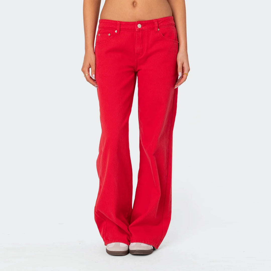 Muse & Valeur | Straight Jeans for Women in Denim Blue