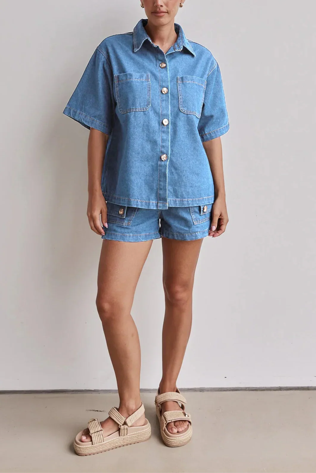 Muse and Valeur | Denim Set - 100% Cotton
