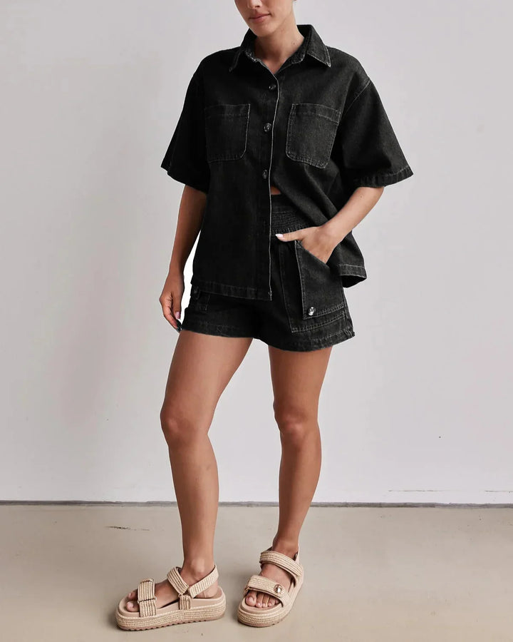 Muse and Valeur | Denim Set - 100% Cotton